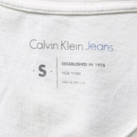 Calvin Klein Top en Coton en Blanc