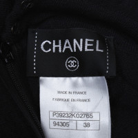 Chanel Kleid mit Rüschen in Dunkelblau
