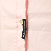D&G Ärmellose Bluse in Rosé