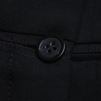 Armani pantaloni stropicciati in nero