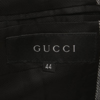 Gucci Wollblazer mit Lederdetails