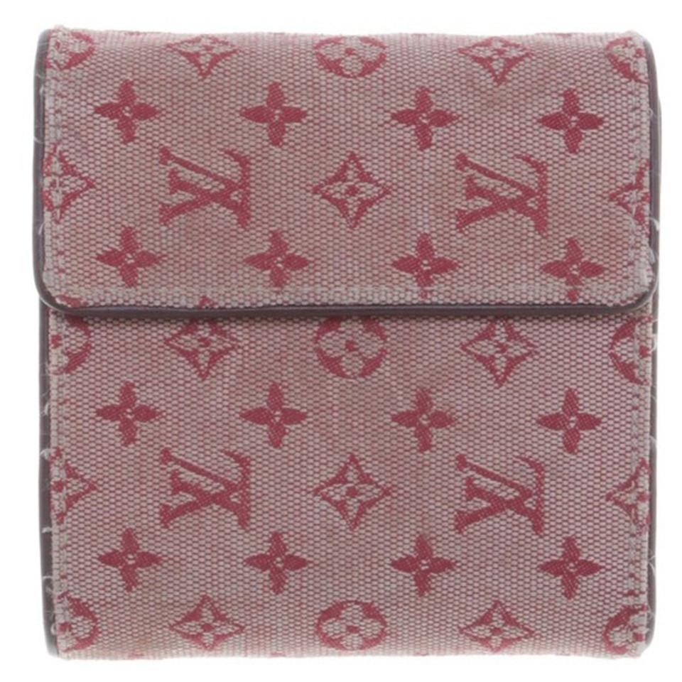Louis Vuitton Wallet from Monogram Mini Lin Rouge