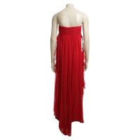 Badgley Mischka Silk dress in red