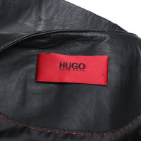 Hugo Boss Giacca di pelle nera