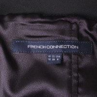 French Connection Bandeau-jurk in zwart / blauw