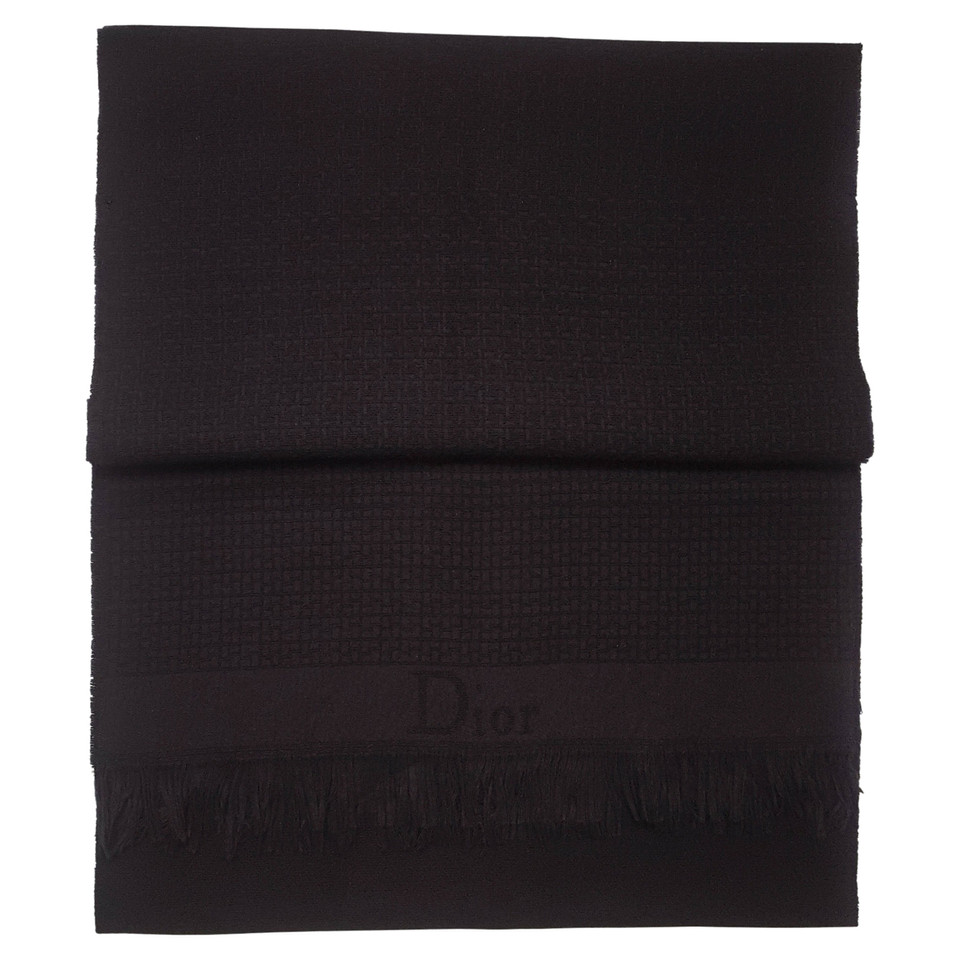 Dior Scarf/Shawl Viscose in Black