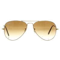 Ray Ban Sonnenbrille in Gold/Braun
