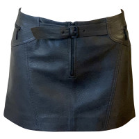Plein Sud Skirt Leather in Grey