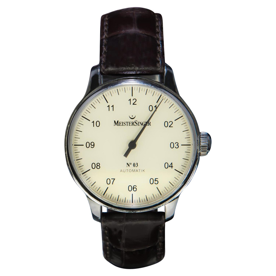 Meistersinger Watch Leather in Brown