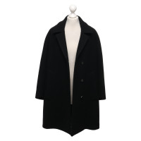 Yves Saint Laurent Manteau en noir