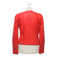 Set Leather jacket in red