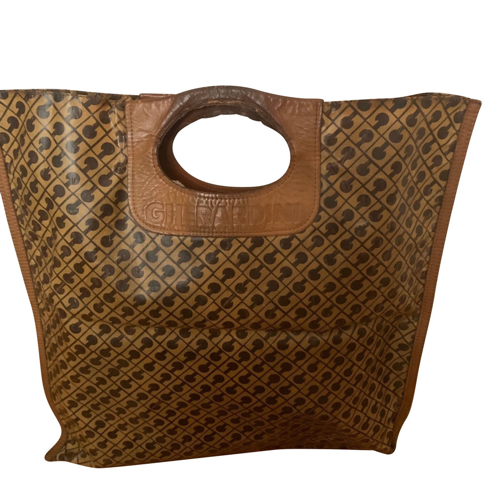 Gherardini Tote bag Canvas in Ochre