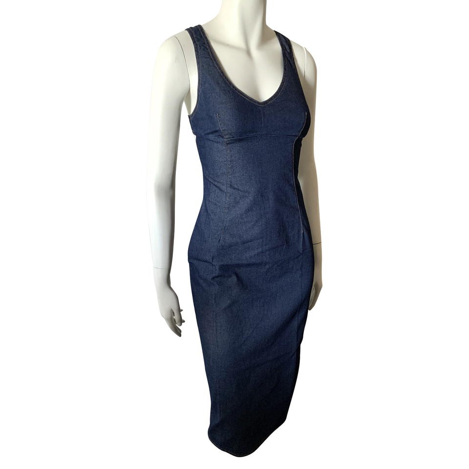 D&G Kleid aus Jeansstoff in Blau