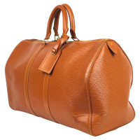 Louis Vuitton Keepall 45 Leer in Goud