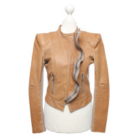 Bcbg Max Azria Jacket/Coat Leather in Ochre