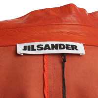 Jil Sander Giacca in pelle a Orange