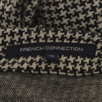 French Connection Kleid mit Hahnentritt-Muster