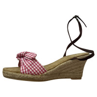 J. Crew Sandalen aus Canvas in Rot