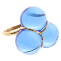 Baccarat Ring in Blau