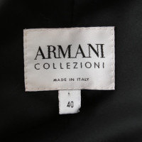 Armani Collezioni Velvet blazer in donkergroen