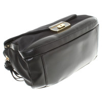 Moschino Love Satin Handbag in Black