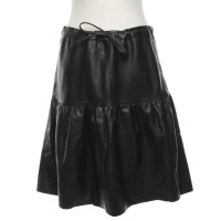 All Saints Skirt Leather in Brown
