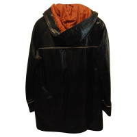Pollini Jacket/Coat Leather in Black