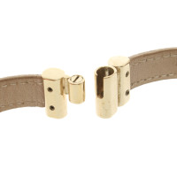 Bulgari Armreif/Armband aus Leder in Braun