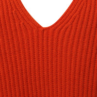 Hermès Gebreide jurk in oranje