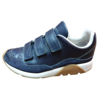Christian Dior Trainers Leather in Blue