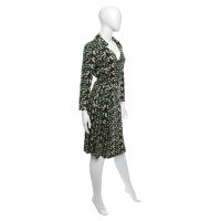 Diane Von Furstenberg Enveloppez robe avec motif graphique