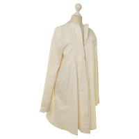 Barre Noire Coat in white