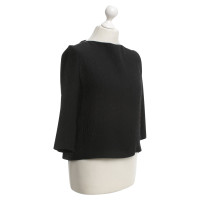 Balenciaga Silk Top in zwart