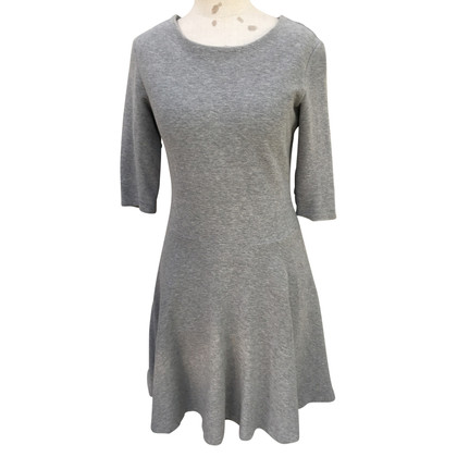 Hugo Boss Kleid aus Baumwolle in Grau