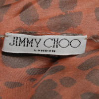 Jimmy Choo silk scarf with pattern