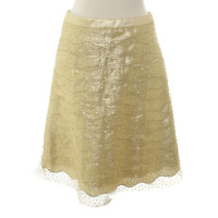 Escada Two-layer skirt in gold