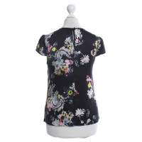 Erdem top with a floral pattern