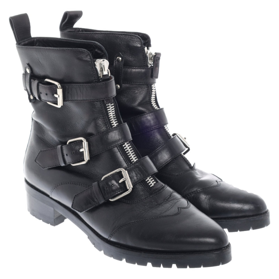 Tabitha Simmons Boots Leather in Black