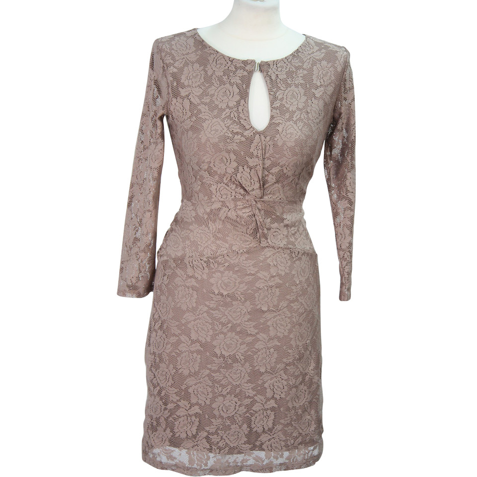 Reiss Lace dress in pink