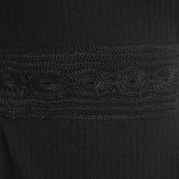 Set vestito maglia in nero