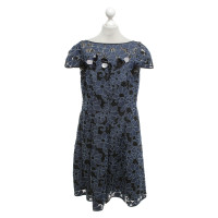 Talbot Runhof Dress in blue / black