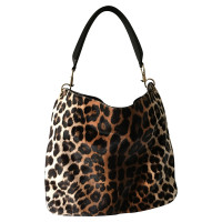 Max Mara Handbag purse with Leopard pattern