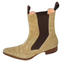 Santoni Ankle boots Suede in Beige