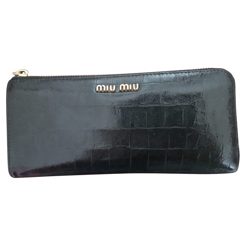Miu Miu Bag/Purse Patent leather in Black