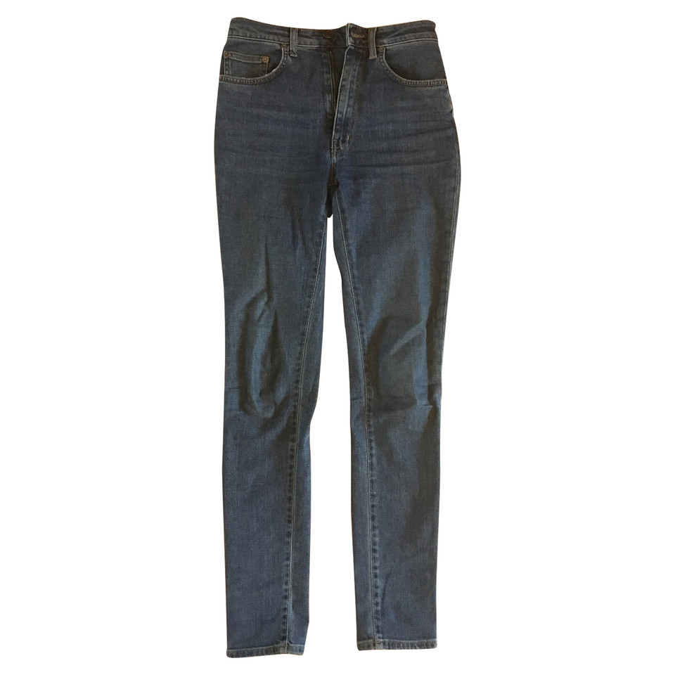 Saint Laurent Skinny-Jeans in Blau