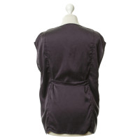 L'autre Chose Silk top in purple