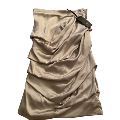 Elisabetta Franchi Skirt Silk in Silvery