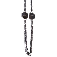 Christian Dior Necklace with cube trailers