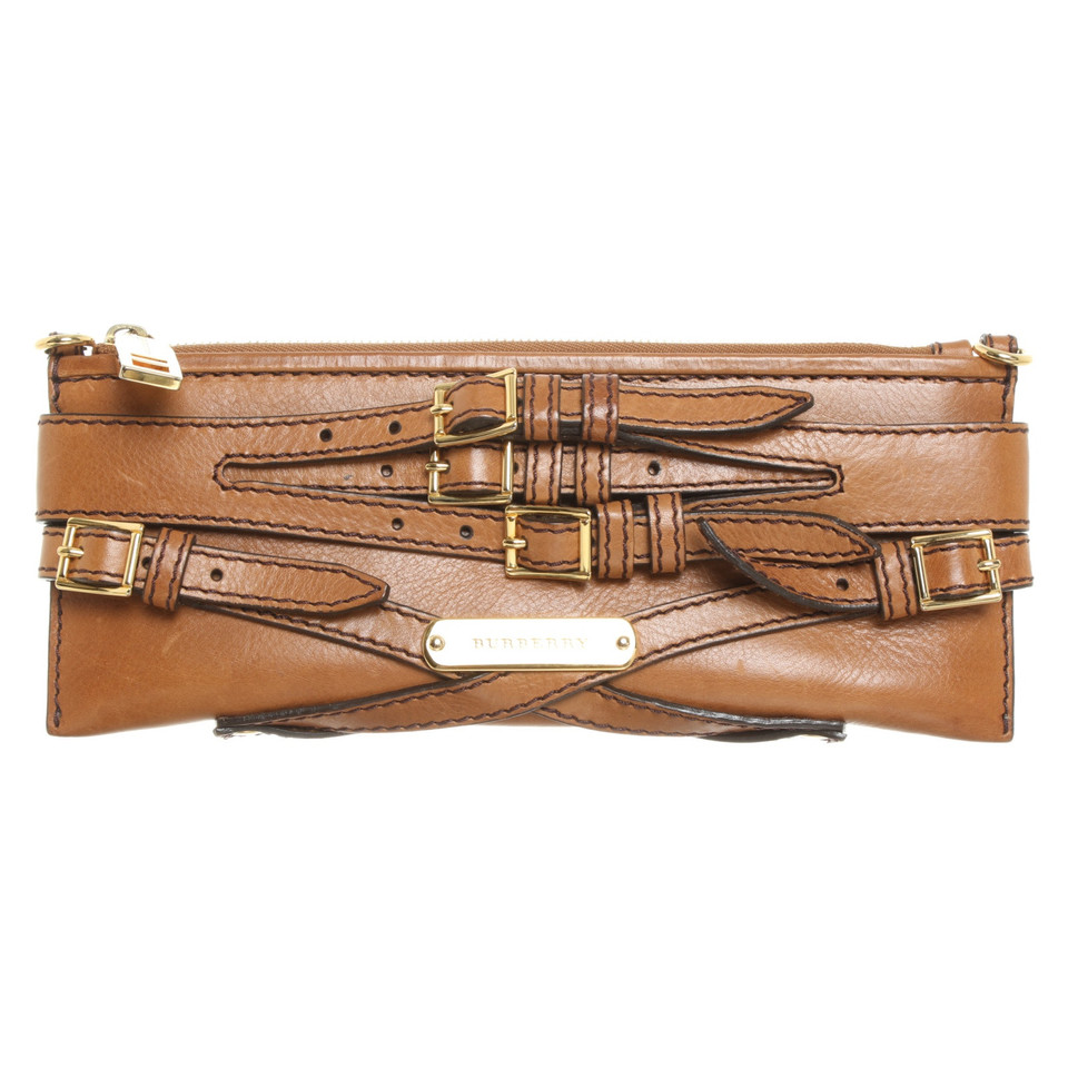Burberry Handbag Leather in Brown