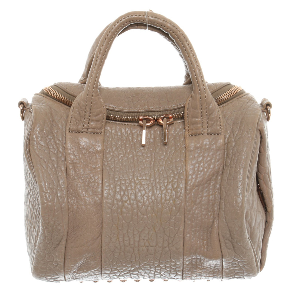 Alexander Wang Rocco Bag Suede in Taupe